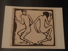 CHRISTIAN  ROHLFS - Holzschnitt " Tanzende "  - Expressionismus