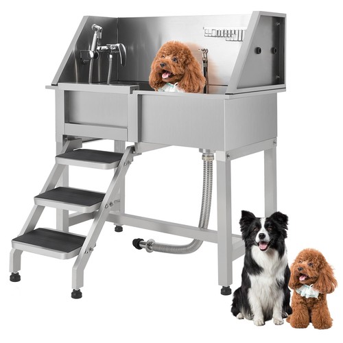 Hunde badewanne aus edelstahl - hunde,