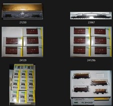 verschiedene Trix Güterwagen H0 der DB, Pfalz, K.B.St.B OVP
