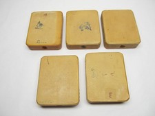 5 Gummiformen Anhänger Tiermotive für die Schmuckfertigung Goldschmiedewerkzeug