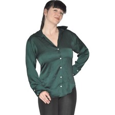 ZARA* weiche Glanz Satin Bluse* S-L * glatt glänzendes Oberteil Shirt Tunika