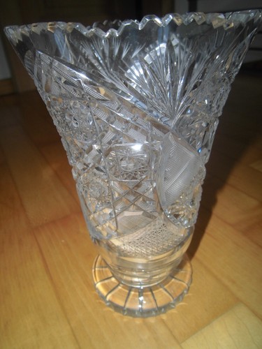 Prunkvolle kristallvase - prunkvolle,