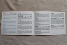 32B 705 1968 BMW Preise Preisliste 1600 TI GT 2002 1800 2000 CS tilux Prospekt
