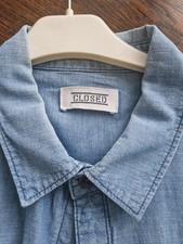 Trend Jeans Hemd Closed Blau L 48 Schmale 50 Lässig Herren Modern