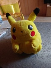 Pokemon Original Pikachu Plüsch 25cm Stofftier Mit Reißverschluss 
