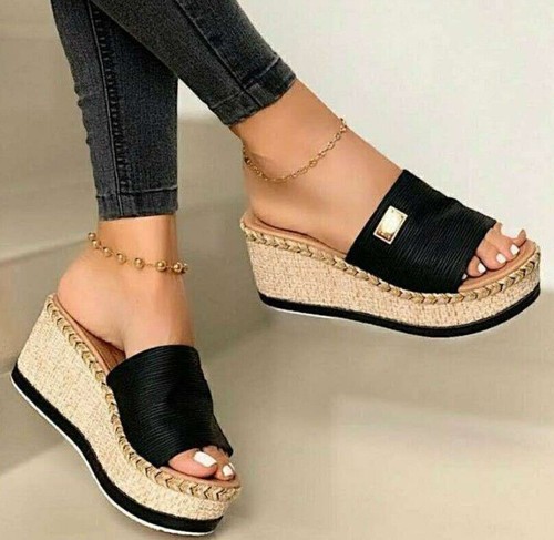 Damen pantoletten slingback - de,