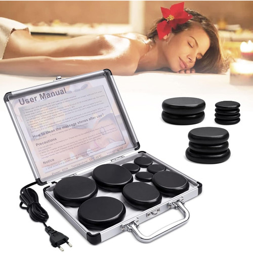 Hot stone massage set - 9, stück