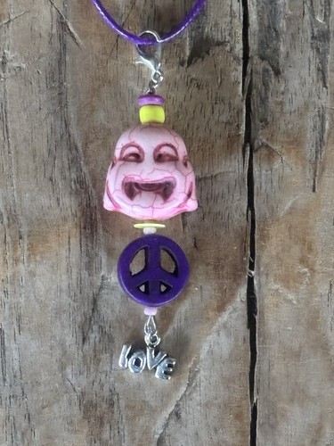 Kette halskette buddha peace - halskette,