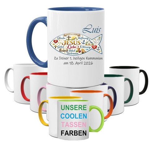 Kommunion tasse christlicher - kommunion,
