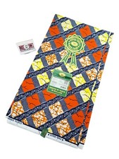 Julius Holland 6 Yards Premium Baumwolle 100% in Wachsblockdruck