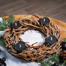 Holz Kranz Äste Zweige