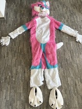 Fursuit Kostüm Fuchs Pink Ganzkörper Herren