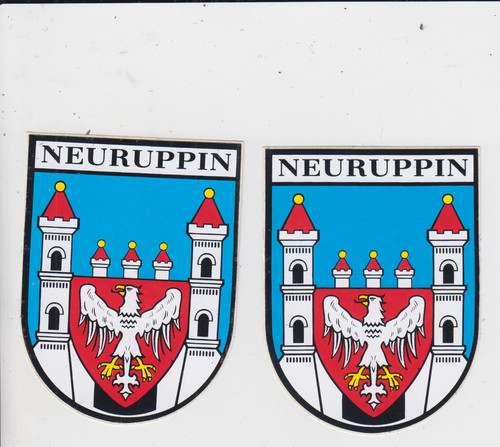 Aufkleber stadt wappen - x,
