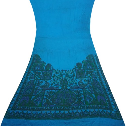 Vintage blau 100 pure - blau, krepp