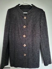 Jacke Damen , grau/schwarz