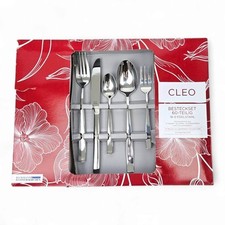 60 teilig Besteckset Edelstahl CLEO 12 Personen Tafelset Essbesteck