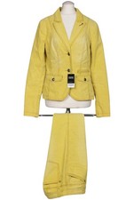 Street One Anzug Damen Kostüm Set Zweiteiler Gr. EU 36 Baumwolle Gelb #7hf432b