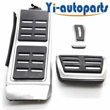 Pedalset Pedalkappen Fußstütze Edelstahl 4G1064205A Für Audi A6 A7 A8 4G C7 RS6