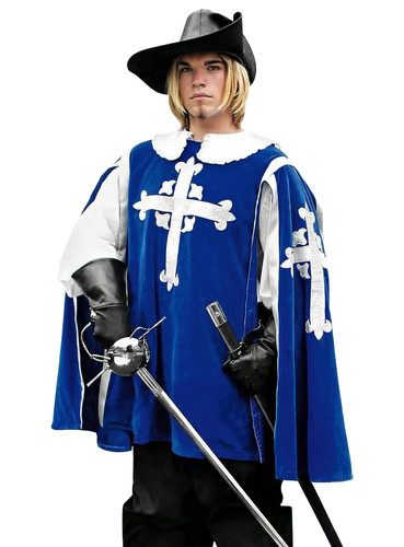 Wappenrock musketier blau - wappenrock, musketier,