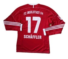 Adidas Manuel Schäffler FC Ingolstadt Trikot 2012/2013 SPIELER? Longsleeve rot M