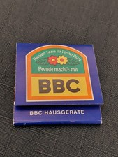 Streichholzheftchen, BBC