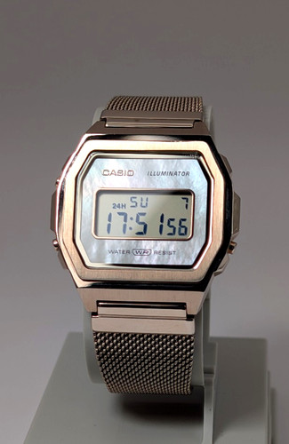 Casio vintage a1000 - vintage, rosegold