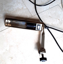 Vintage Klavierlampe Messing 70er Jahre Banker Tischlampe/Klemmlampe 