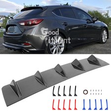 Für Mazda 3 6 MX-5 Kohlefaser Heckstoßstange Heck Spoiler Splitter Heckdiffusor