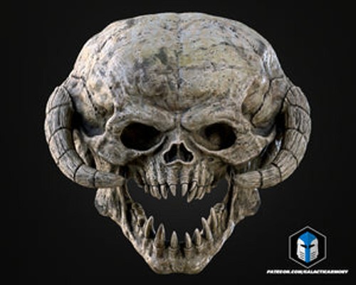 Sized wampa head - wampa, wall