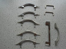 9 Teile  Möbelgriffe  Schubladengriffe Schrankgriffe Edelstahl -Alu-Chrom 