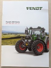 FENDT 200 Vario 211 210 209 208 207 Traktor Prospekt Bulldog Schlepper