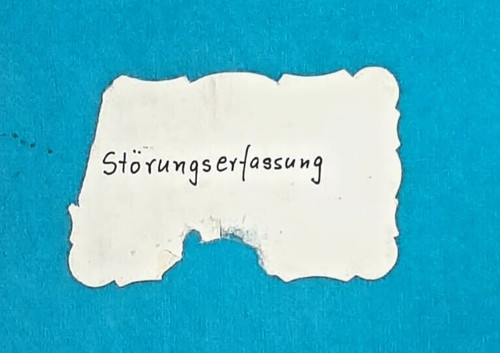 Buch störungserfassung - buch,,