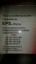 Drucker Patronen Epson Stylus D78 DX4000 DX4050 DX5000 DX5050 DX6000 DX6050...