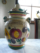 ?     RUMTOPF mit Deckel, 39 cm x 26 cm , mehrfarbig,