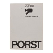 Porst sound 850 - sound, macro
