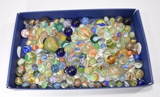 antike GLASMURMELN viele Lauscha Thüringen mit Swirl Sammlung Konvolut Ø4cm