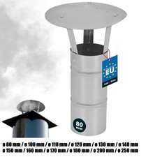 KOTARBAU® Schornsteinhaube Verzinkt Stahl Schornstein Regenhaube Kaminabdeckung