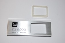 Metall-Abdeckung Blende mit Logo für Dual CS 5000 Plattenspieler
