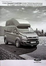 227890) Ford Transit Nugget - Preisliste & Extras - Prospekt 07/2014