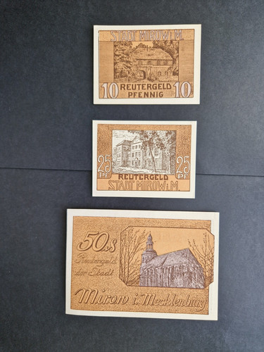 889 notgeldscheine stadt - notgeldscheine,