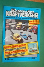 Historischer Kraftverkehr