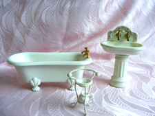 Bodo Hennig Nostalgie Waschbecken u Badewanne u Ständer Waschschüssel mit Kanne