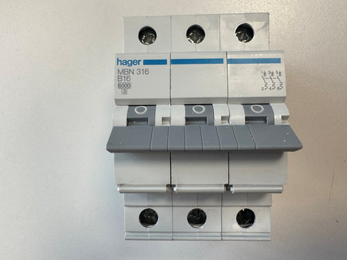 Hager mbn 316 automat b16 - hager,