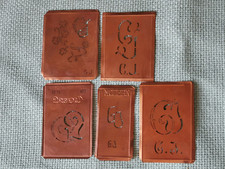 5 alte Kupferschablonen