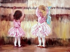Ballett Ölmalerei 80x60 cm