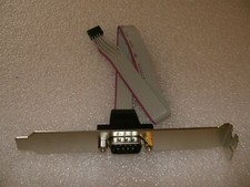 DFI COM-Port Slotblech 9-Pin RS232, 2,00mm Rastermaß/Pitch