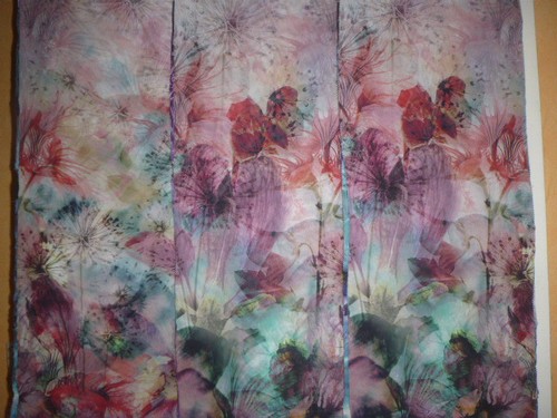 48b organza stoffreste - 48b)organza,