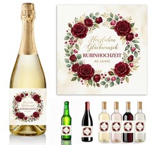 1 Aufkleber Flaschenetikett -