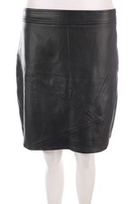 AMISU Faux Leather-Rock XL Schwarz #6886