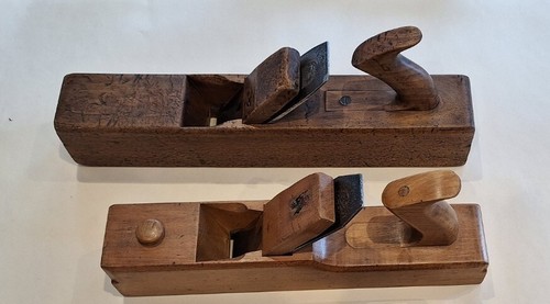 Zwei vintage holzblockhobel - zwei,